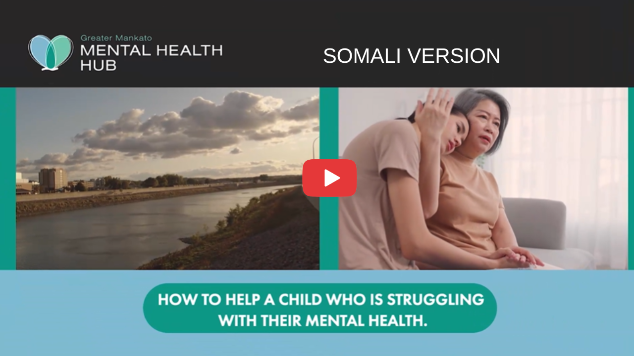 How to help a child who is struggling with their mental health (Somali)