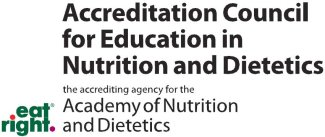 Logo for the Accreditation Council for Education in Nutrition and Dietetics