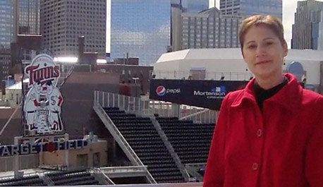 Laura Day located on Budweiser Roof Deck at Target Field