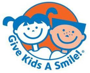 a logo of children smiling