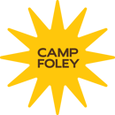 Camp Foley logo with a yellow star graphic and "Camp Foley" in purple text