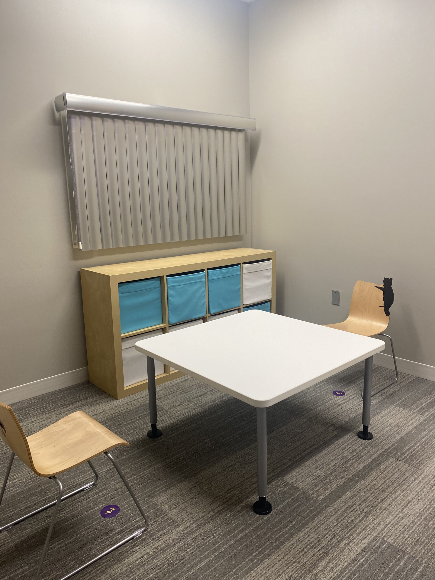 Child therapy room  table and chairs