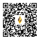 Black-and-white QR code with Minnesota State University, Mankato flame logo in the center, linking to the Speech, Hearing and Rehabilitation Services online donation form