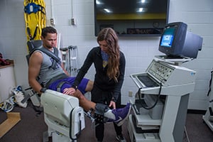 Athletic training classroom