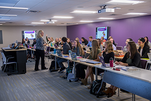 New Wissink Hall classroom